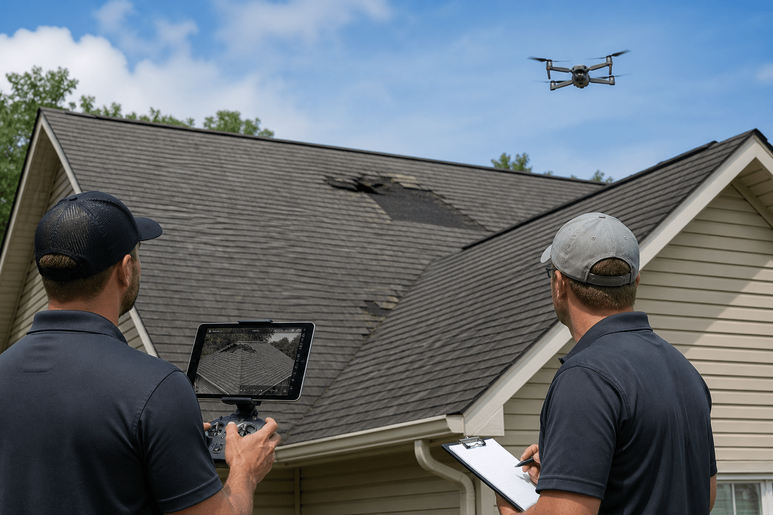 drone roof inspection DFW