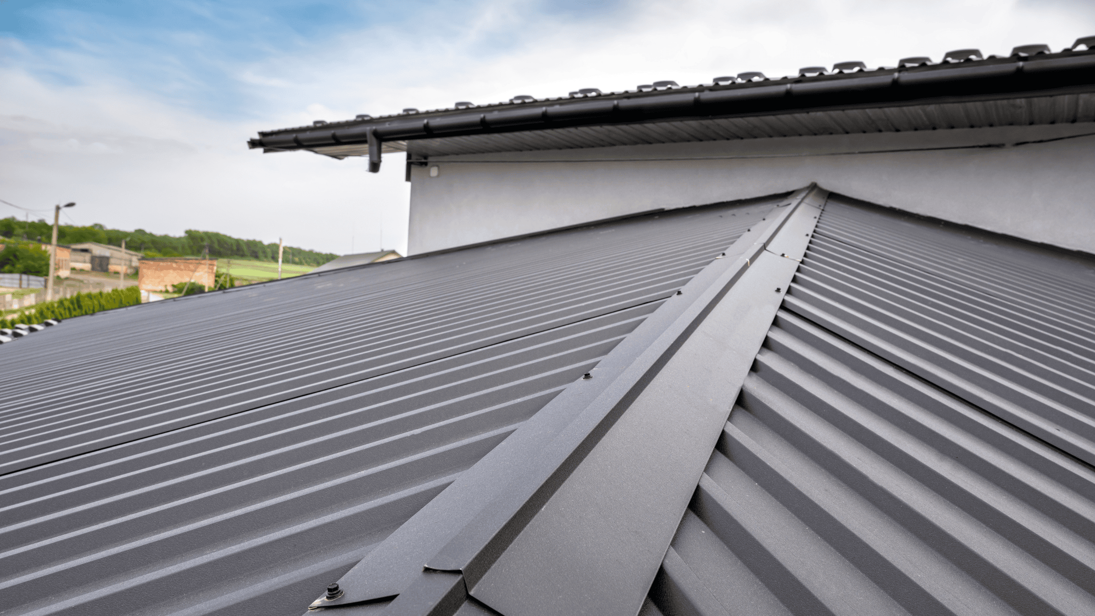 flat roof system DFW home